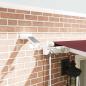 Preview: Markise Automatisch mit LED Weinrot 600x300 cm