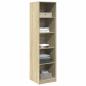 Preview: Kleiderschrank Sonoma-Eiche 50x50x200 cm Holzwerkstoff