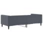 Preview: Tagesbett Dunkelgrau 90x190 cm Samt