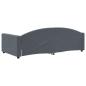 Preview: Tagesbett Dunkelgrau 100x200 cm Samt