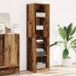 Preview: ARDEBO.de - Kleiderschrank Altholz-Optik 50x50x200 cm Holzwerkstoff