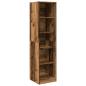 Preview: Kleiderschrank Altholz-Optik 50x50x200 cm Holzwerkstoff