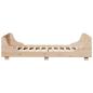 Preview: Massivholzbett ohne Matratze 75x190 cm Kiefernholz