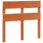 Preview: Massivholzbett ohne Matratze Wachsbraun 75x190 cm Kiefernholz