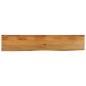 Preview: ARDEBO.de - Tischplatte mit Baumkante 140x40x2,5 cm Massivholz Mango