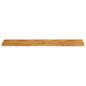 Preview: Tischplatte mit Baumkante 140x40x2,5 cm Massivholz Mango
