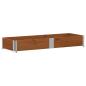 Preview: Pflanzkasten Braun 150x50 cm Massivholz Kiefer