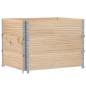 Preview: Pflanzkasten 80x60 cm Massivholz Kiefer