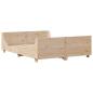 Preview: Massivholzbett ohne Matratze 160x200 cm Kiefernholz