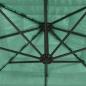 Preview: Sonnenschirm mit Stahlmast Grün 268x268x226 cm