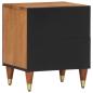 Preview: Nachttisch 40x33x46 cm Massivholz Mango