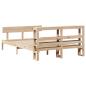 Preview: Massivholzbett ohne Matratze 160x200 cm Kiefernholz