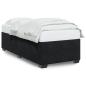 Preview: Bettgestell Schwarz 90x190 cm Samt