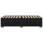 Preview: Bettgestell Schwarz 90x190 cm Samt