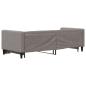 Preview: Tagesbett Ausziehbar Taupe 80x200 cm Stoff