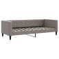 Preview: Tagesbett Ausziehbar Taupe 80x200 cm Stoff