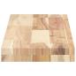 Preview: Schweberegale 2 Stk. 100x20x4 cm Massivholz Akazie Unbehandelt