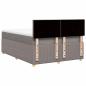 Preview: Boxspringbett mit Matratze Taupe 140x200 cm Stoff