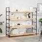 Preview: ARDEBO.de - Schweberegale 3 Stk. 140x40x4 cm Massivholz Akazie Unbehandelt