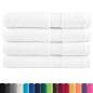 Preview: Premium Saunatücher SOLUND 4 Stk. Weiß 80x200 cm 600 g/m²