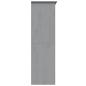 Preview: Kleiderschrank BODO Grau 146x53,5x173 cm Massivholz Kiefer