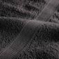 Preview: Premium Handtücher SOLUND 50 Stk. Anthrazit 100x200 cm 600 g/m²