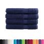 Preview: Premium Saunatücher SOLUND 4 Stk. Marineblau 80x200 cm 600 g/m²