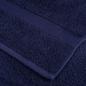 Preview: Premium Saunatücher SOLUND 4 Stk. Marineblau 80x200 cm 600 g/m²