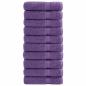 Preview: ARDEBO.de - Premium-Handtücher SOLUND 10 Stk. Lila 50x100 cm 600 g/m²