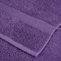 Preview: Premium Badetücher SOLUND 4 Stk. Lila 100x150 cm 600 g/m²