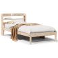 Preview: Massivholzbett ohne Matratze 90x200 Kiefernholz