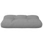 Preview: Palettenkissen Grau 50x40x12 cm Stoff