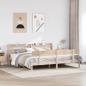 Preview: ARDEBO.de - Massivholzbett ohne Matratze 200x200 cm Kiefer