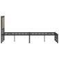 Preview: Metallbett ohne Matratze Sonoma-Eiche 120x190 cm