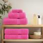 Preview: Premium Badetücher SOLUND 4 Stk. Rosa 100x150 cm 600 g/m²