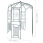 Preview: Rosenpavillon 250 cm Dunkelgrün