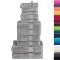 Preview: 12 tlg. Premium-Handtuch-Set SOLUND Grau 600 g/m²
