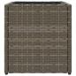 Preview: Pflanzkübel Grau 36x30x32 cm Poly Rattan