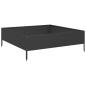Preview: Hochbeet Schwarz 100x100x33,5 cm Stahl