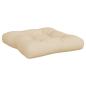 Preview: Palettenkissen 3-tlg. Beige Stoff
