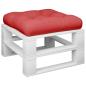 Preview: Palettenkissen Rot 50x50x12 cm Stoff