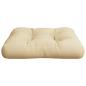 Preview: Palettenkissen Beige 60x60x12 cm Stoff