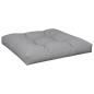 Preview: Palettenkissen Grau 80x80x12 cm Stoff