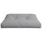 Preview: Palettenkissen Grau 80x80x12 cm Stoff