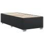 Preview: Bettgestell Schwarz 80x200 cm Kunstleder