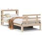 Preview: Bettgestell mit Kopfteil ohne Matratze 90x190 cm