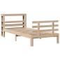 Preview: Bettgestell mit Kopfteil ohne Matratze 90x190 cm
