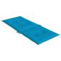 Preview: Gartenstuhlauflagen für Hochlehner 4 Stk. Blau 120x50x3cm Stoff