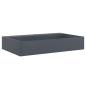Preview: Waschbecken 60x38x11 cm Mineralguss/Marmorguss Anthrazit
