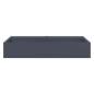 Preview: Waschbecken 60x38x11 cm Mineralguss/Marmorguss Anthrazit